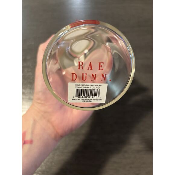 NWT Rae Dunn Live Glass Hydration Bottle with Bamboo Lid 22 Fl oz - Picture 4 of 5